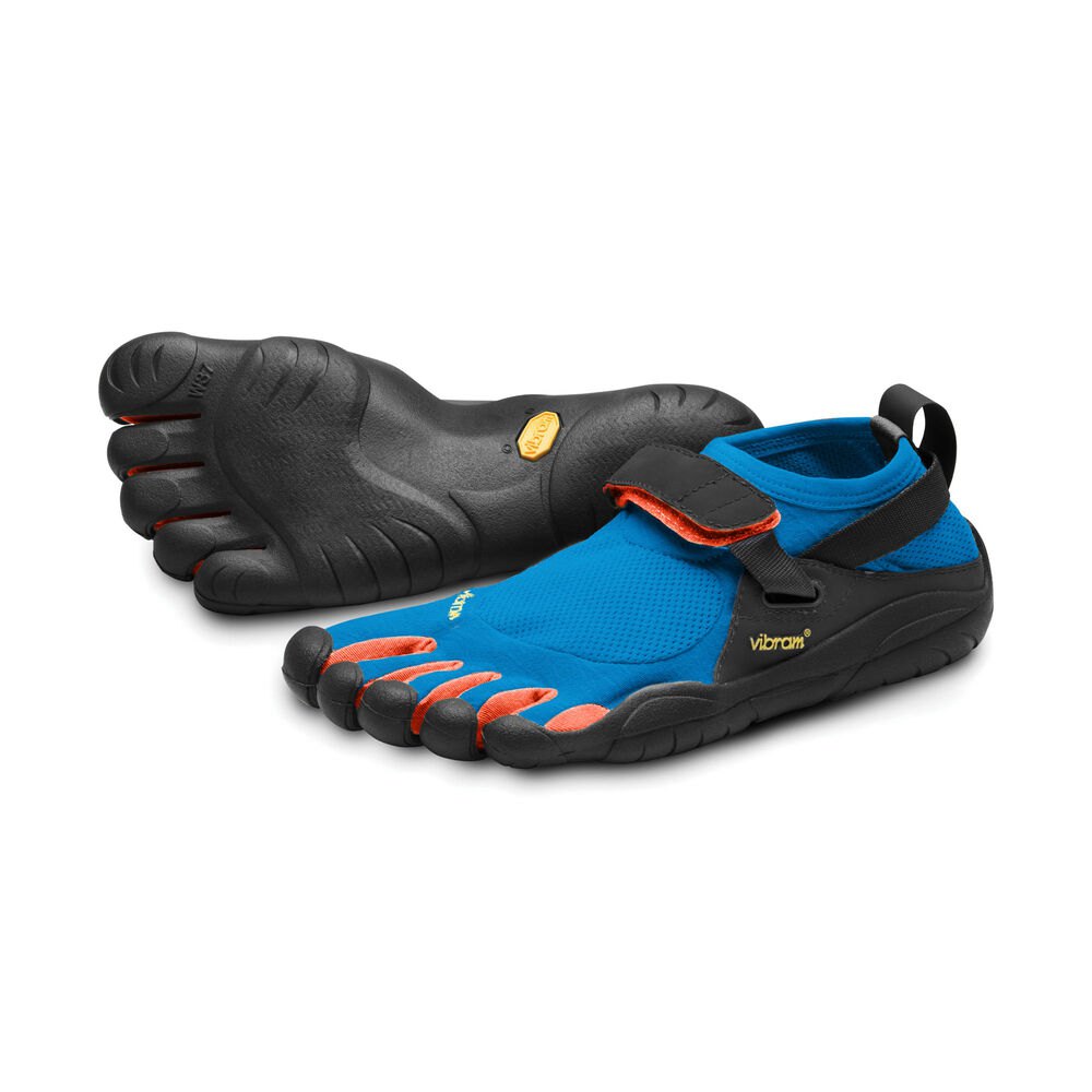 Vibram FiveFingers Heren Kso - Fitness Schoenen Blauw/Oranje - 576419DTE